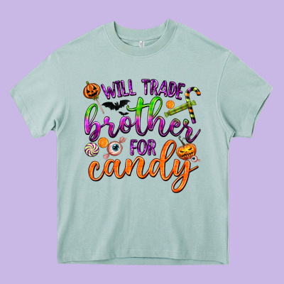 Will Trade Brother For Candy Heavy Core Tee Designed By Texasbilliewilder