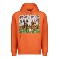 Carrot Easter Dog Premium Hoodie - CowhideDigitalArt