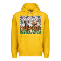 Lemon Easter Dog Premium Hoodie - CowhideDigitalArt
