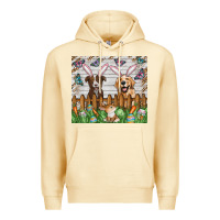 Pina Colada Easter Dog Premium Hoodie - CowhideDigitalArt