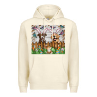Sandshell Easter Dog Premium Hoodie - CowhideDigitalArt