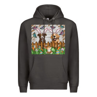 Smoke Easter Dog Premium Hoodie - CowhideDigitalArt