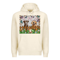Tofu Easter Dog Premium Hoodie - CowhideDigitalArt