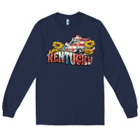 Navy kentucky 4th of july Long Sleeve Tee - FaDigitalArtStudio