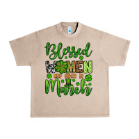 French Oak St. Patrick's Blessed women are born in March Urban Heavy Tee - OliviaCreatesArt