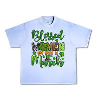 Grape Ice St. Patrick's Blessed women are born in March Urban Heavy Tee - OliviaCreatesArt