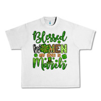 Lunar Rock St. Patrick's Blessed women are born in March Urban Heavy Tee - OliviaCreatesArt