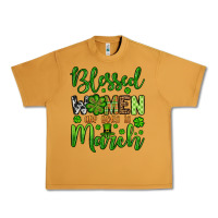 Peanut Butter St. Patrick's Blessed women are born in March Urban Heavy Tee - OliviaCreatesArt