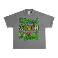 Tornado St. Patrick's Blessed women are born in March Urban Heavy Tee - OliviaCreatesArt