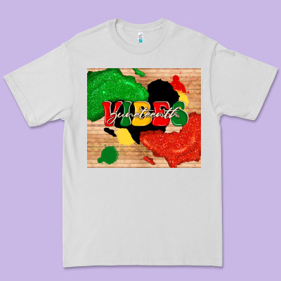 Juneteenth Vibes Premium Tee Designed By Tumblerdesignbyshophia