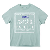 Arona papeete tahiti passport stamp vacation travel t shirt Heavy Core Tee - maiPhamDesign