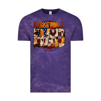 Cloud Purple basketball dad Vintage Tee - Jasminsmagicworld