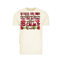 Vintage Arctic roses are red chocolates are brown Vintage Tee - OliviaCreatesArt