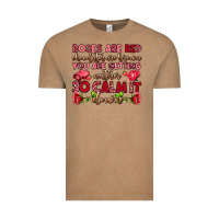 Vintage Coffee roses are red chocolates are brown Vintage Tee - OliviaCreatesArt