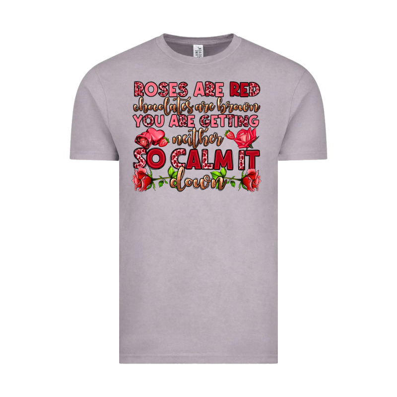 Roses Are Red Chocolates Are Brown Vintage Tee by OliviaCreatesArt | Teevron