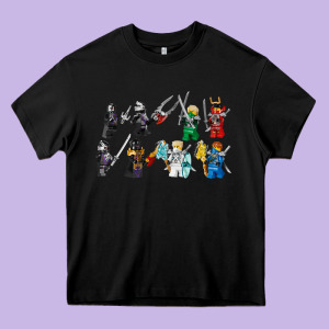 Ninjago Heavy Core Tee Designed By Maiphamdesign