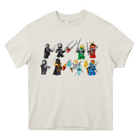 Cream ninjago Heavy Core Tee - maiPhamDesign