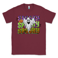 Burgundy spooky spooky spooky Classic Tee - CowGirlArtShop