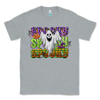 Heather Grey spooky spooky spooky Classic Tee - CowGirlArtShop