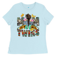 Mom Of Twins Girls Mother's Day Ladies Tee | Teevron