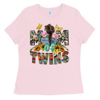 Bubblegum Pink mom of twins girls mother's day Ladies Tee - CowGirlArtShop