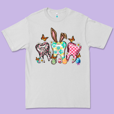 Happy Easter Day Teeth Premium Tee Designed By Howdyjamesfarm