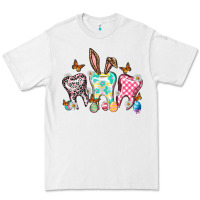 White Happy Easter Day teeth Premium Tee - HowdyJamesFarm