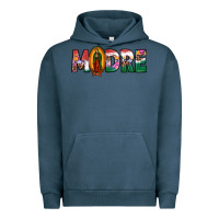 Pigment Midnight Navy mexican flag our lady of guadalupe madre Urban Hoodie - JahusDesignShop
