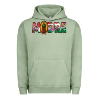 Pigment Oil Green mexican flag our lady of guadalupe madre Urban Hoodie - JahusDesignShop