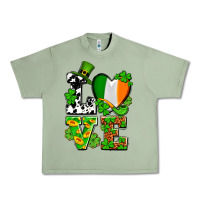 Oil Green Love St. Patrick's Urban Heavy Tee - OliviaCreatesArt