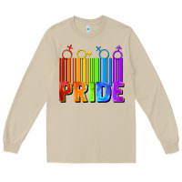 Mushroom Pride Barcode Long Sleeve Tee - FaDigitalArtStudio