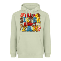 Matcha little sister biggest fan softball Heavyweight Hoodie - AdoDesignShop