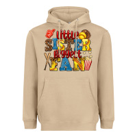 Mushroom little sister biggest fan softball Heavyweight Hoodie - AdoDesignShop