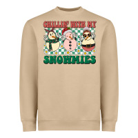 Mushroom Chillin with my Snowmies Heavyweight Sweatshirt - BarkalooDesign