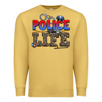Antique Gold police life Premium Sweatshirt - AdoDesignShop