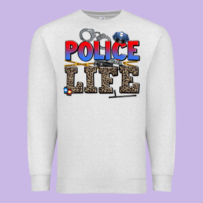 Police Life Premium Sweatshirt Designed By Adodesignshop
