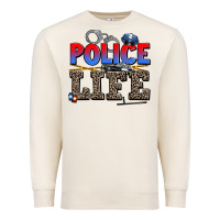 Sandshell police life Premium Sweatshirt - AdoDesignShop