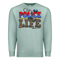 Seafoam police life Premium Sweatshirt - AdoDesignShop