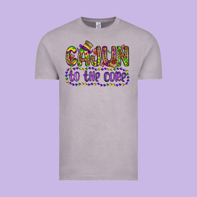 Cajun To The Core Vintage Tee Designed By Oliviacreatesart