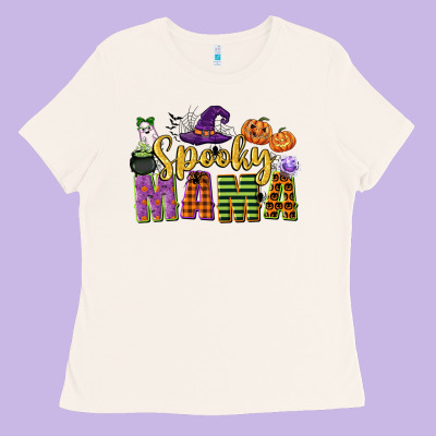 Spooky Mama Ladies Tee Designed By Cowgirlartshop