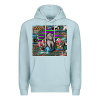 Blue Mist easter Premium Hoodie - CowhideDigitalArt