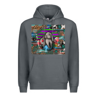 Rock easter Premium Hoodie - CowhideDigitalArt