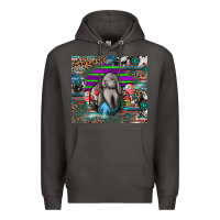 Smoke easter Premium Hoodie - CowhideDigitalArt