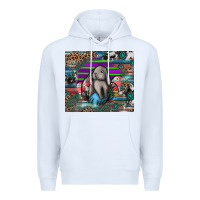 White easter Premium Hoodie - CowhideDigitalArt
