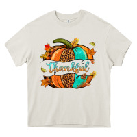 Cream pumpkin thankful Heavy Core Tee - NancyCooperArtShop