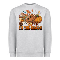 Heather Grey tis the season football Heavyweight Sweatshirt - BarkalooDesign