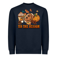 Navy tis the season football Heavyweight Sweatshirt - BarkalooDesign