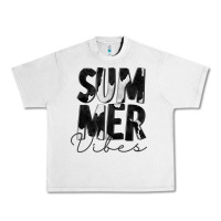 Lunar Rock Summer Vibes Black White Cowhide Urban Heavy Tee - CowCowDesign