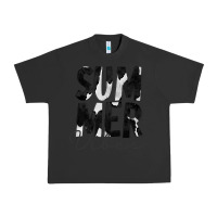 Pigment Black Summer Vibes Black White Cowhide Urban Heavy Tee - CowCowDesign