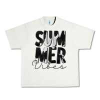Pistachio Summer Vibes Black White Cowhide Urban Heavy Tee - CowCowDesign